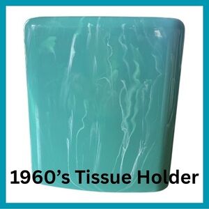 Mid Century Tissue Holder